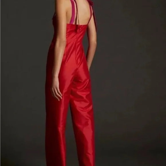 Hutch Anthropologie Red and Pink Jumpsuit - Picture 4 of 8